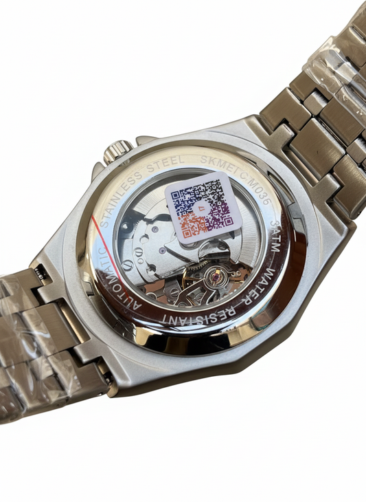 SKMEI Luxury Skeleton Automatic Watch