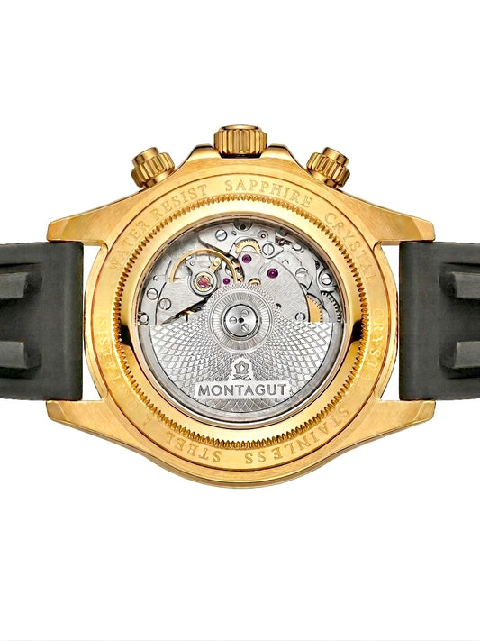 MONTAGUT Automatic Day, Date, 24-Hour Sun/Moon