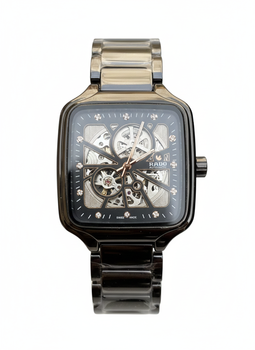 Rado Master Full Ceramic Automatic Watch (Skeleton Dial)